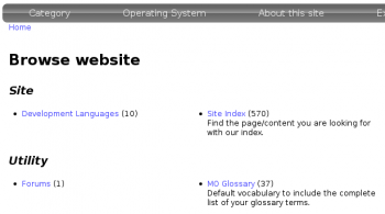 Sample using groups in Taxonomy VTN. Click to enlarge