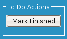 The button letting users mark a To Do Item as finished.